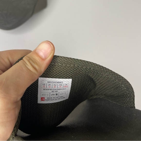 The North Face Men’s 13 Army Green Black Slides Casual Slip On Sandals - Picture 12 of 12